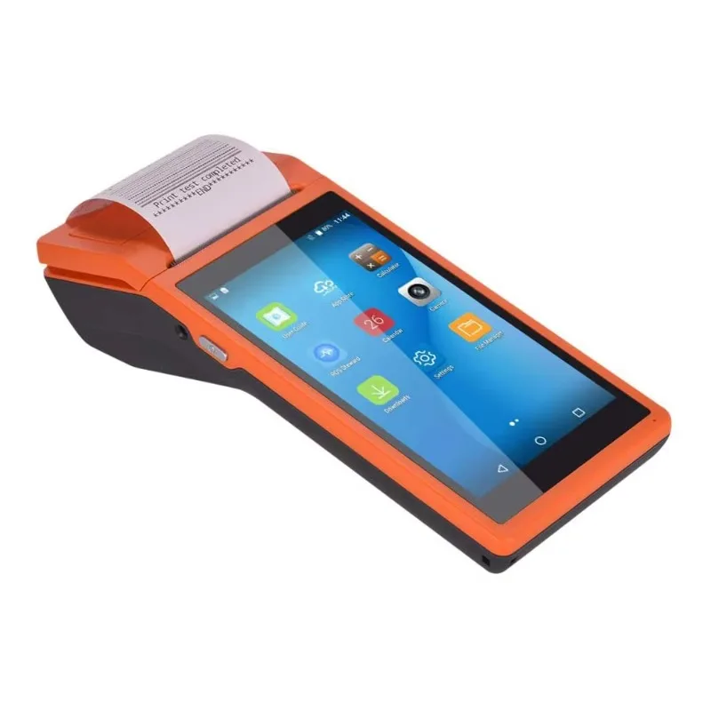 Mini Portable Android Cash Register POS Terminal Systems Machine With 58mm Printers & Scanners