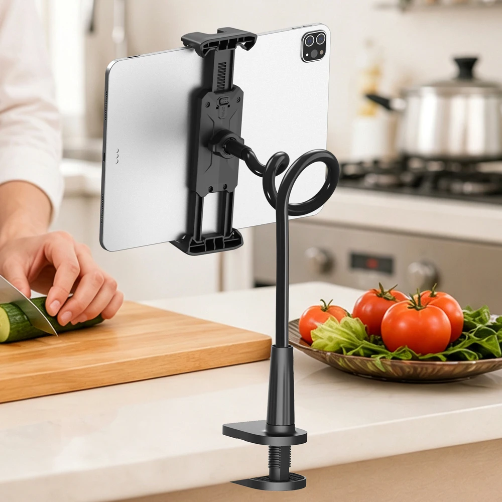 Lazy Tablet Stand Holder 360 Rotating Adjustable Mount for Smartphone Tablet Desktop Bedside Hands-free Universal Stander Item