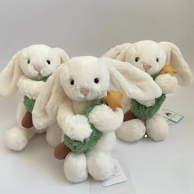 Albero di Natale Coniglio Morbido peluche Cuscino Simpatico regalo divertente Decorazioni per la casa Cuscino Letto Divano Decorazione Fondo antiscivolo Lavabile in lavatrice