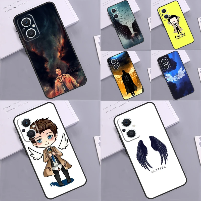 Castiel Angel of the lord Supernatural Case For OPPO Reno 4Z 2Z 5Z 8T 10 4 5 6 7 8 Lite OPPO Find X2 Neo X3 Lite X6 X5 Pro Coque