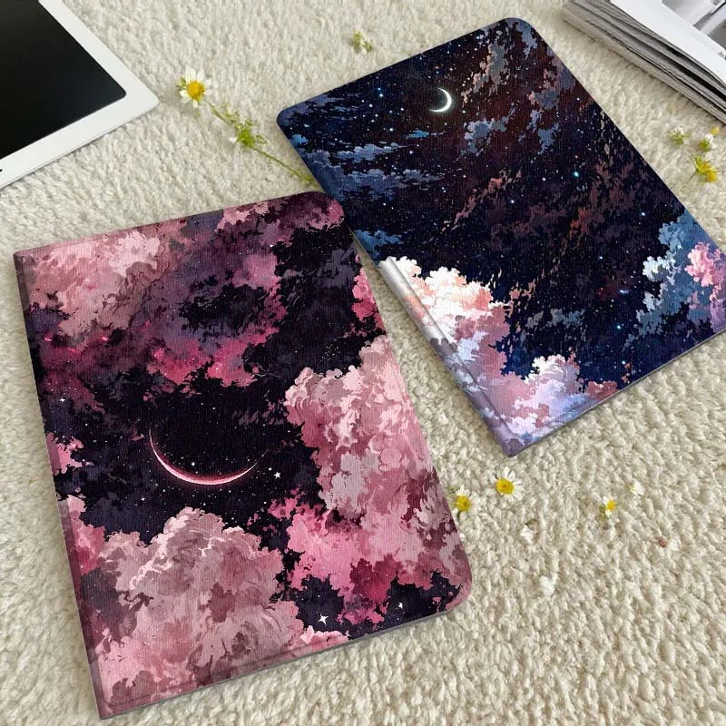 

Pink Clouds Night Moon Tablet Case For Xiaomi Redmi Mini Pad SE K 2 4 5 6 7 8 2023 2025 11 8.8 11.2 10.1 Pro Gift