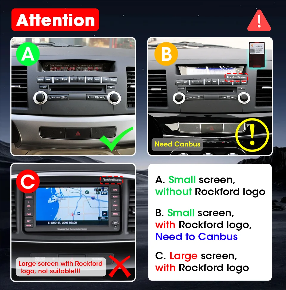 Srnubi Autoradio für MITSUBISHI LANCER 9 10 X 2008 2009 2010 2011 - 2016 Carplay Android Auto Multimedia Navigation Stereo Audio – Detail 1