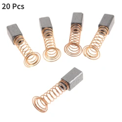 20pcs Mini Drill Carbon Brush for Dremel Rotary Tool Parts for Generic Electric Motor Power Tool Accessories 5x5 x8mm 10 Pairs