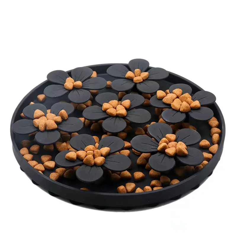 Pet Products Mat For Dogs Cats Slow Food Bowls With Suction Cup Feeding Food Silicone Lick Pad Dog Slow Feeders Treat Dispensing