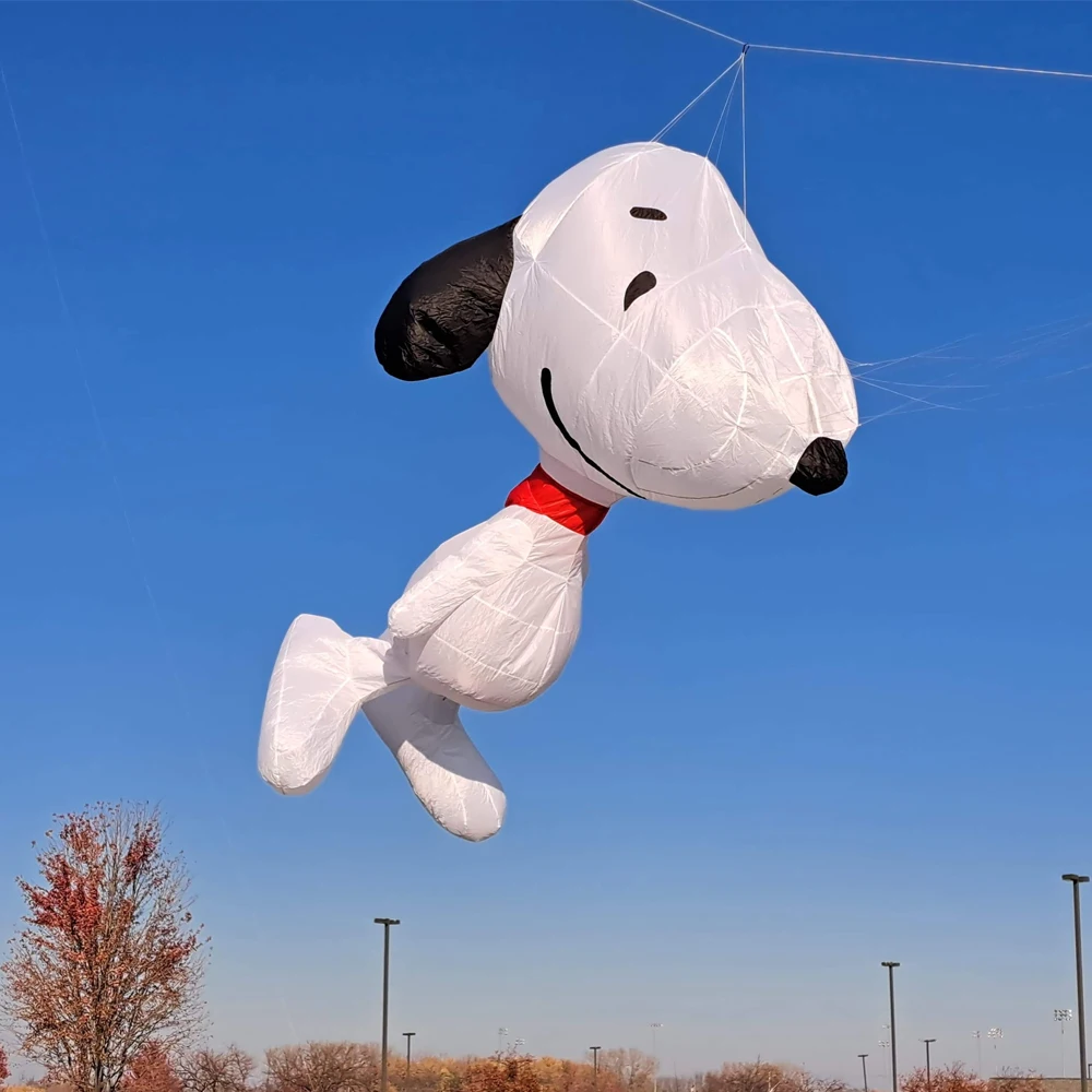 9KM 3.5m Dog Kite Soft Inflatable Line Laundry Kite 30D Ripstop Nylon with Bag for Kite Festival (Accept wholesale)