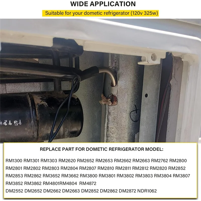 

BABZ-нагрев, замена 3850644422 для холодильника Dometic (325 Вт, 120 В переменного тока) для Dometic RM2652/DM2652/DM2852/DM2662/DM2663