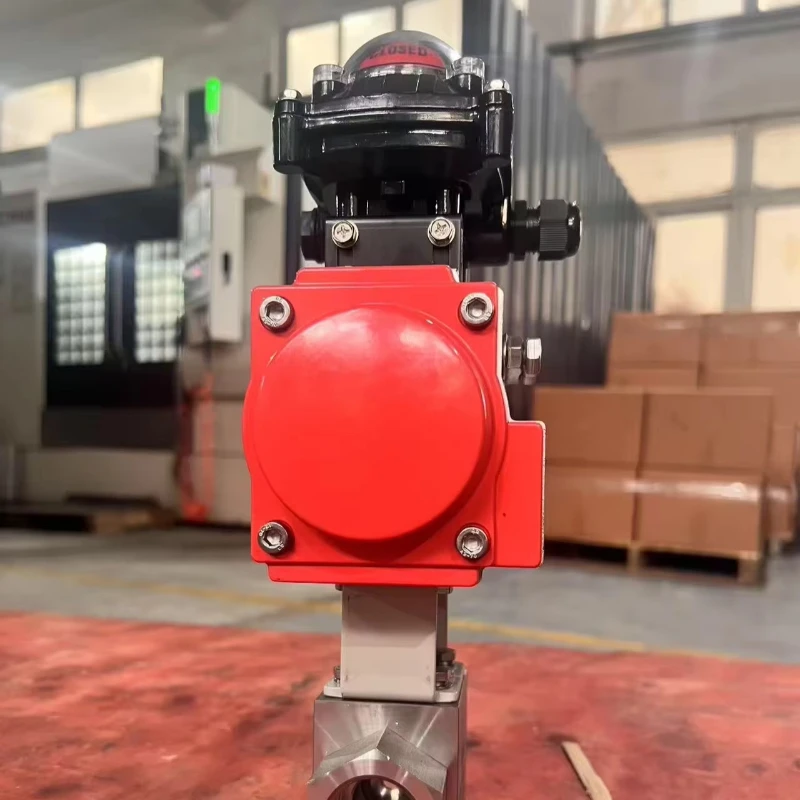 

Industrial Stainless Steel Control Valve, Pneumatic High Pressure Ball Valve, Water Level Feedback OEM Customized Fast Delivery