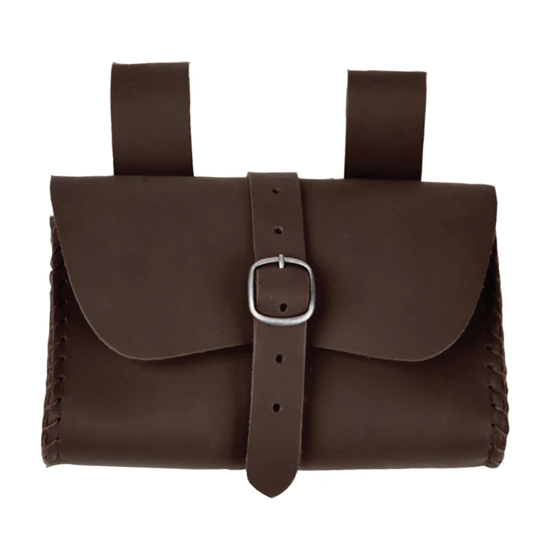 Steampunk Middeleeuwse Viking Buideltas Lederen Riem Portemonnee Portemonnee Renaissance Ridder Kostuum Accessoire Voor Mannen Vrouwen Cosplay Larp