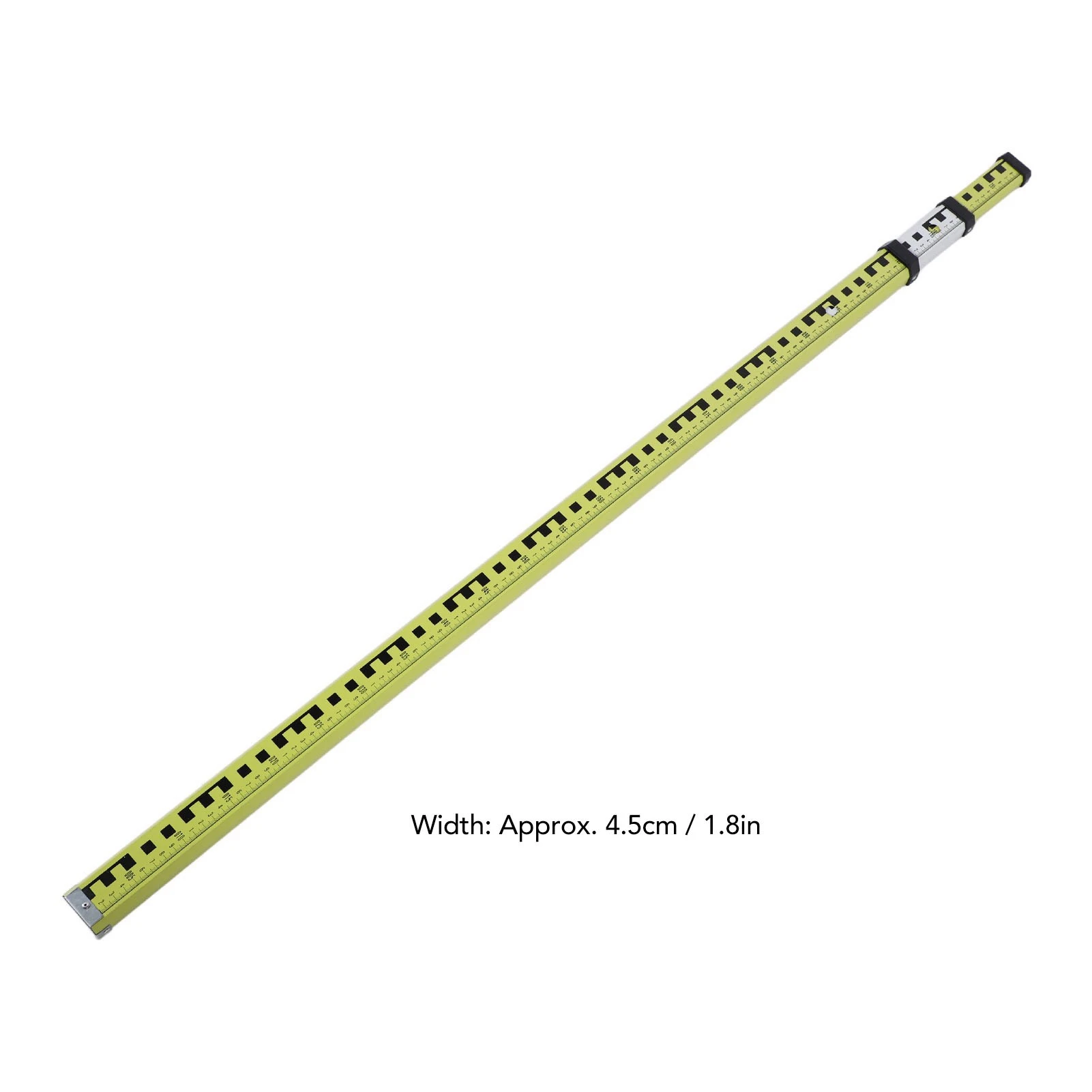 Dual Sided Telescopic Ruler Bubble Level Ruler Corrosion Resistance 3 Meter High Accuracy for Construction Optical Measurement