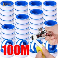 PTFE Plumbers Tape High-Density Pipe Sealing Tape Waterproof Gas Plumbing Thread Tape White Water Sealant Seal For Shower Head