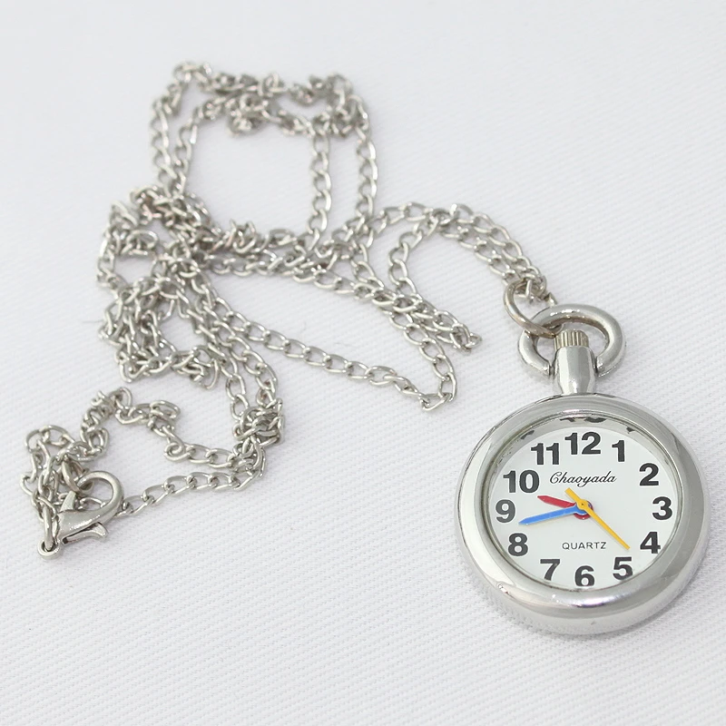 Cute Watch Mini Metal Chain Pocket Pendant Watch Necklace Quartz Watches Gift Bag Pocket Fob Watches