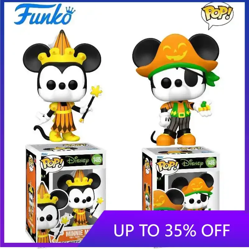 

Funko POP Original Disney Anime Figure Mickey Mouse Minnie Mouse Action Figure Toys for Boys Girls Gift Collectible Model
