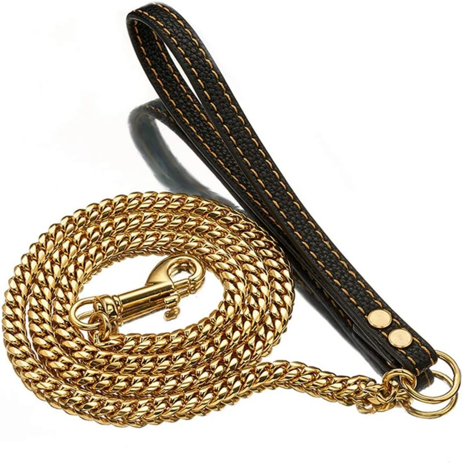 Enhance your pet's outdoor excursions with this elegant, premium-quality leash that radiates sophistication and opulence. Elevat