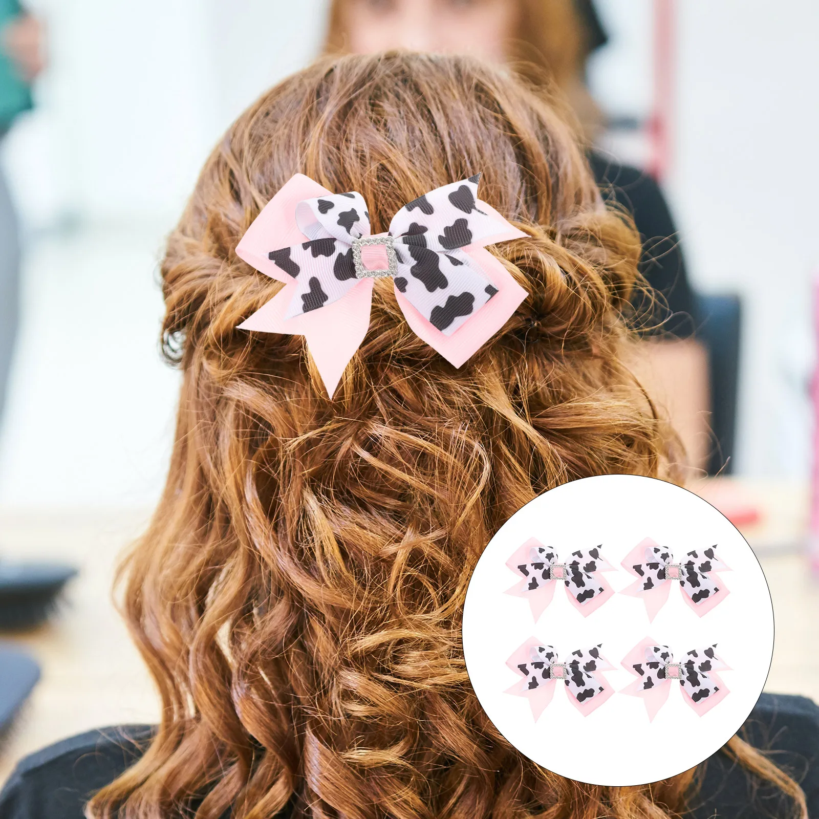 

4Pcs Butterfly Knot Hair Clips With Stylish Hair Accessories For All Hairstyles