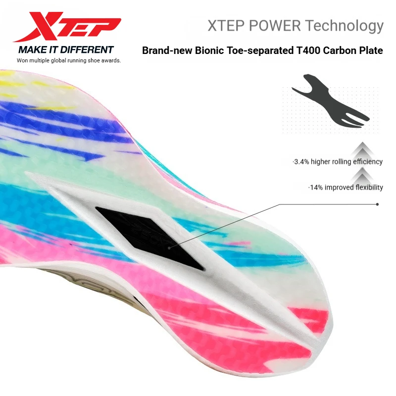 

Xtep 260X 3.0 Professional Competitive Mixed Color Sweat-Absorbing High Elasticity Running Female Sneakers 974218110052