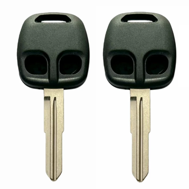 OEM 5Pcs 2Button Replacement Car Remote Key Shell Blank Key Fob Housing Case With Uncut Blade For Mitsubishi
