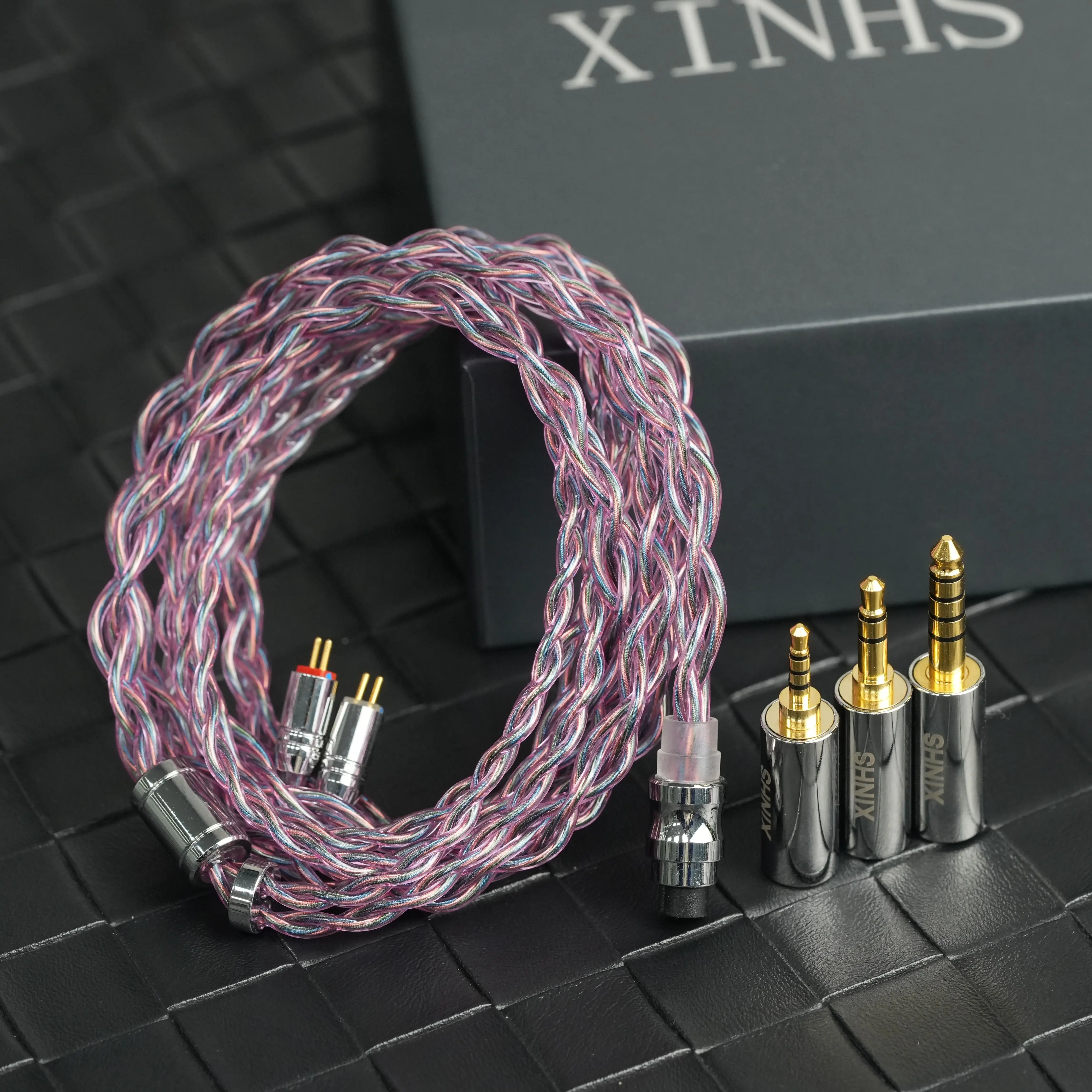 XINHS-110 4-poliges hochleitfähiges OFC-Modular-Upgrade-Kabel 2,5 mm/3,5 mm/4,4 mm für MK4/M6/F3 Blessing3 Varianten – Detail 10