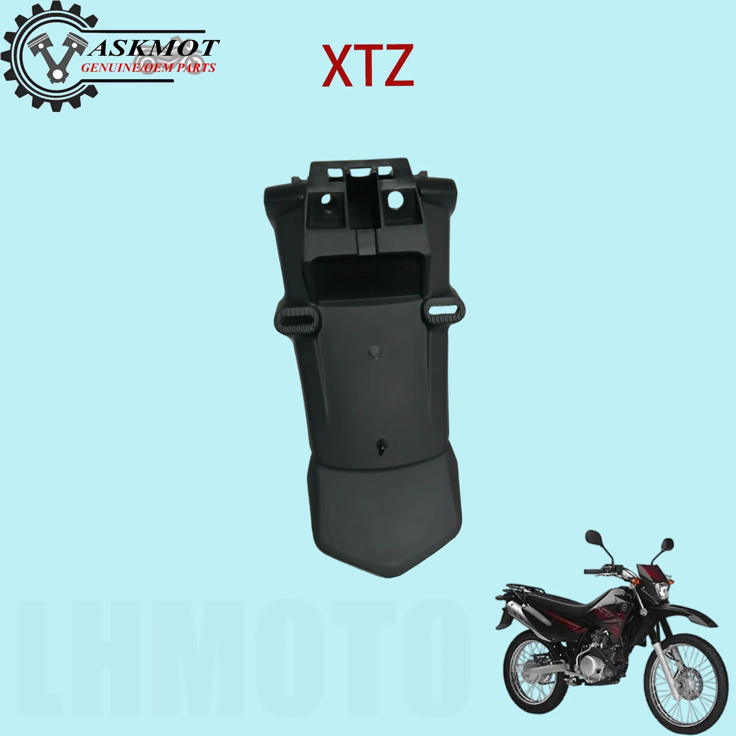 

Enduro Motorcycle Rear Fender Mudguard Dirt Fairing Kit Accessories Protective Cover for XTZ125 150 JYM125-9