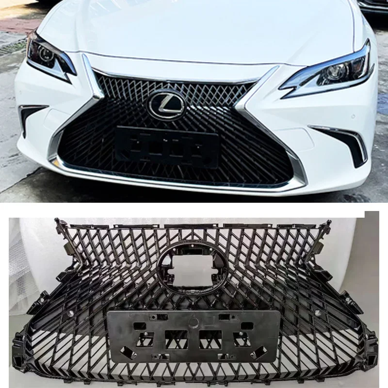 For Lexus ES260 300 LS style front bumper radiator grille body modification accessories 2015-2023