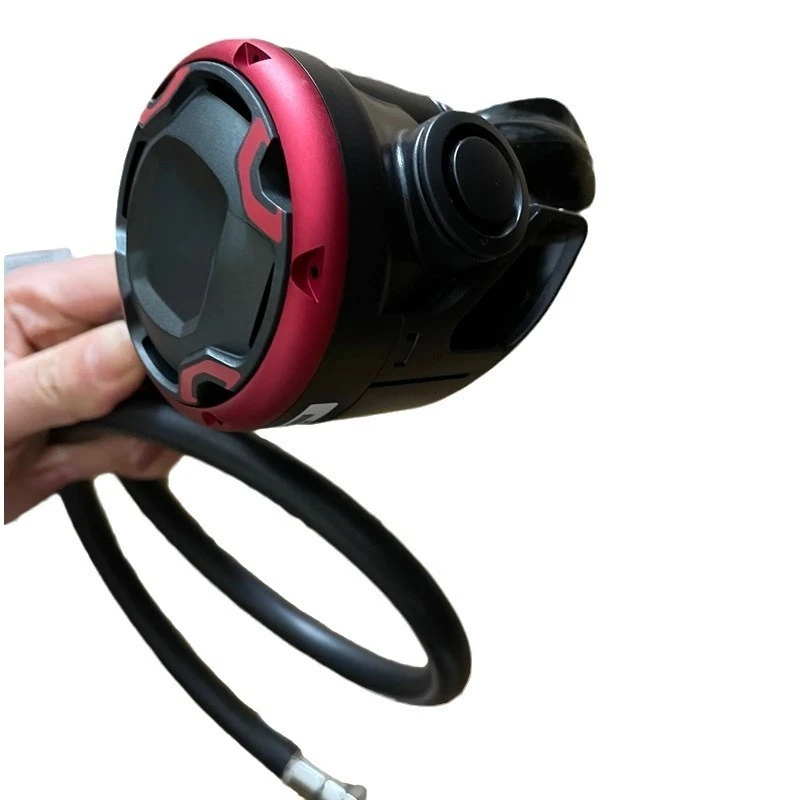 جهاز تنفس صمام تخفيض ضغط الرأس من المرحلة الأولى والثانية للغوص، مقياس الضغط