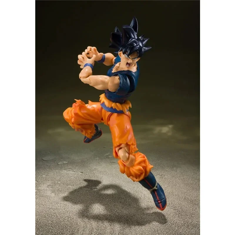 En Stock Original Bandai S.H.Figuarts SHF Dragon Ball Son Goku Ultra Instinct signo Anime modelo de figuras de acción juguetes regalos de vacaciones