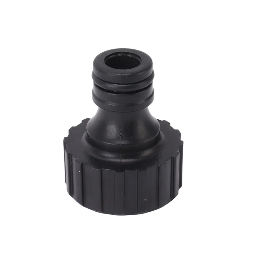 POM Plastic Hose Bibb 1/2 Inch Water Inlet Gray and Orange Garden Hose Bibb 3/4 Inch Water Outlet With Nozzle Water Hose Bibb