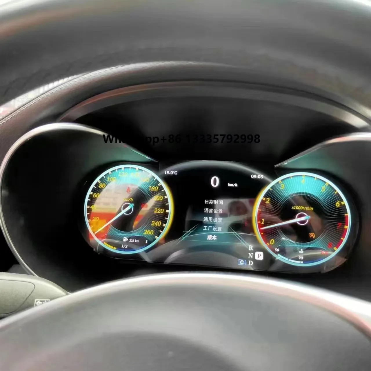 

LCD Speedometer Car Dashboard for Benz C-Class W204 W205 2011-2018 Virtual Instrument Cluster CockPit Panel