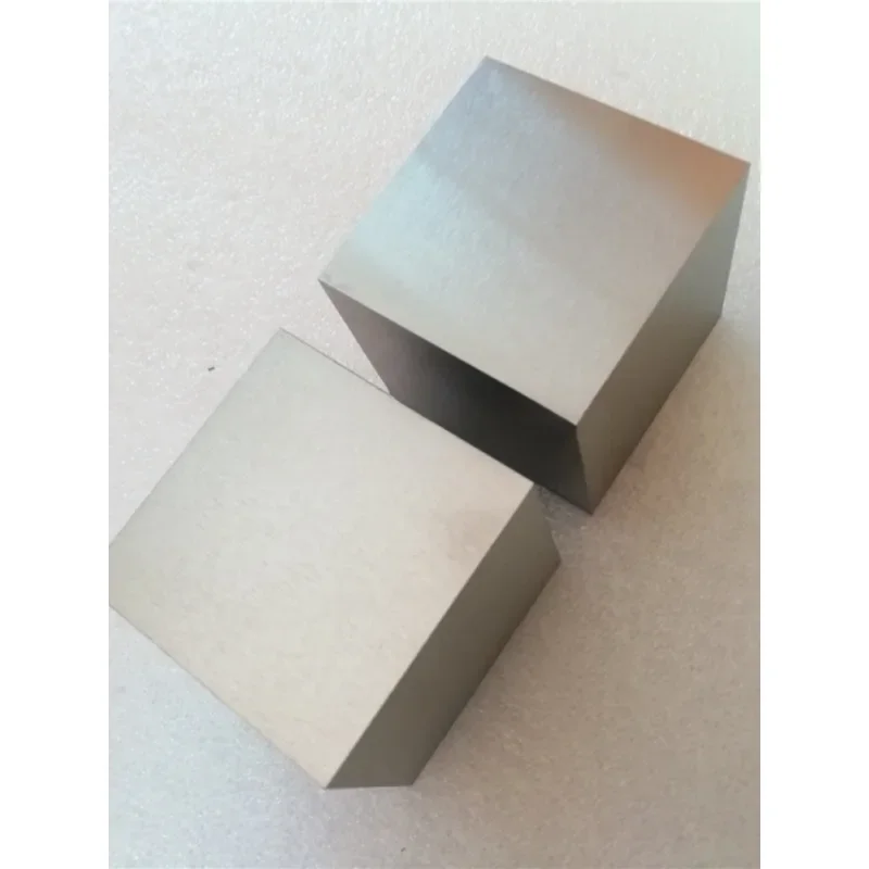 50x50x50mm tungsten particle 99.95% high purity W1 tungsten cube rolling high density six-sided polishing