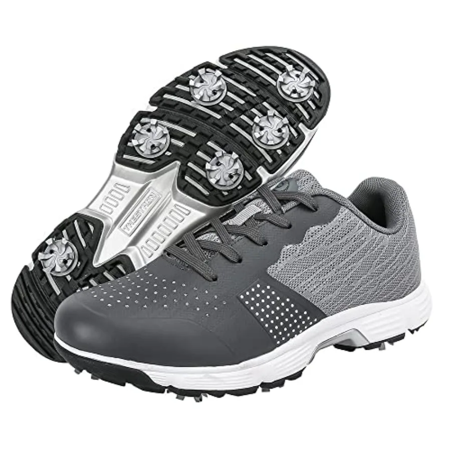 Waterproof Professional Golf Shoes Men Spikes Golf Sneakers Male Outdoor Anti Slip Walking Footwears