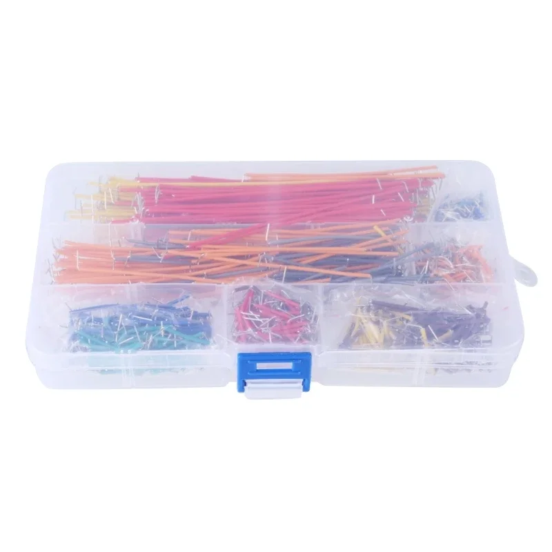 Comprehensive Breadboard Connection set with 840pcs Male to Male Jumper Wires Multiple Size Wire set for Lab & Projects