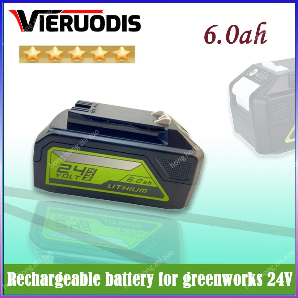 Suitable for Greenworks 24V 6.0ah lithium-ion battery (Greenworks battery) 100% brand new