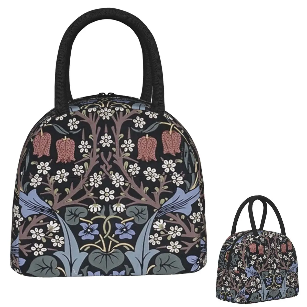 

William Morris - Blackthorn Insulated Lunch Bag for Women Kids Leakproof Food Boxes Thermal Lunch Box Tote