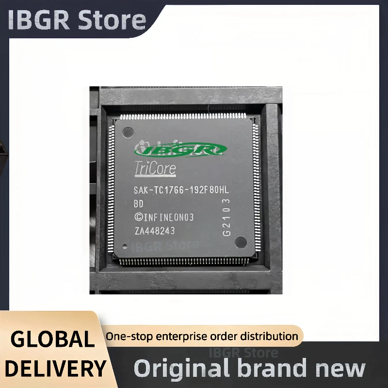

SAK-TC1766-192F80HL BD PACKAGE: QFP176 MICROCONTROLLER CHIP IS ORIGINAL NEW