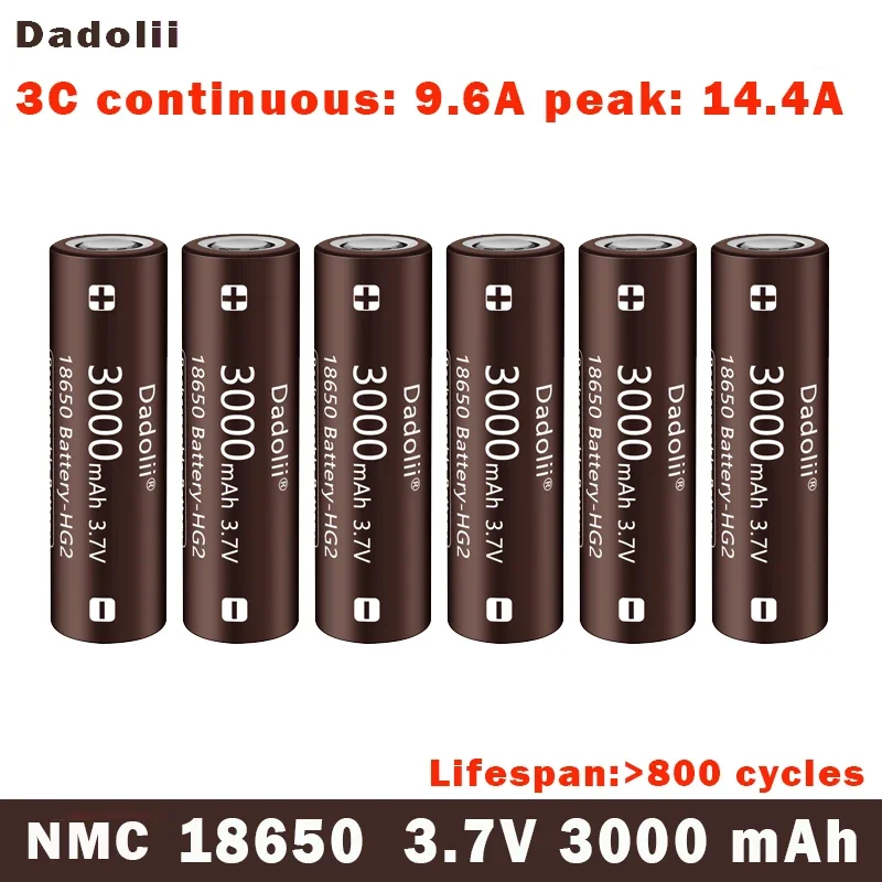 

1-40 шт. 18650 3,7 В 3000 мАч литий-ионные аккумуляторы — перезаряжаемые для фонариков и многого другого | Оптовая скидка