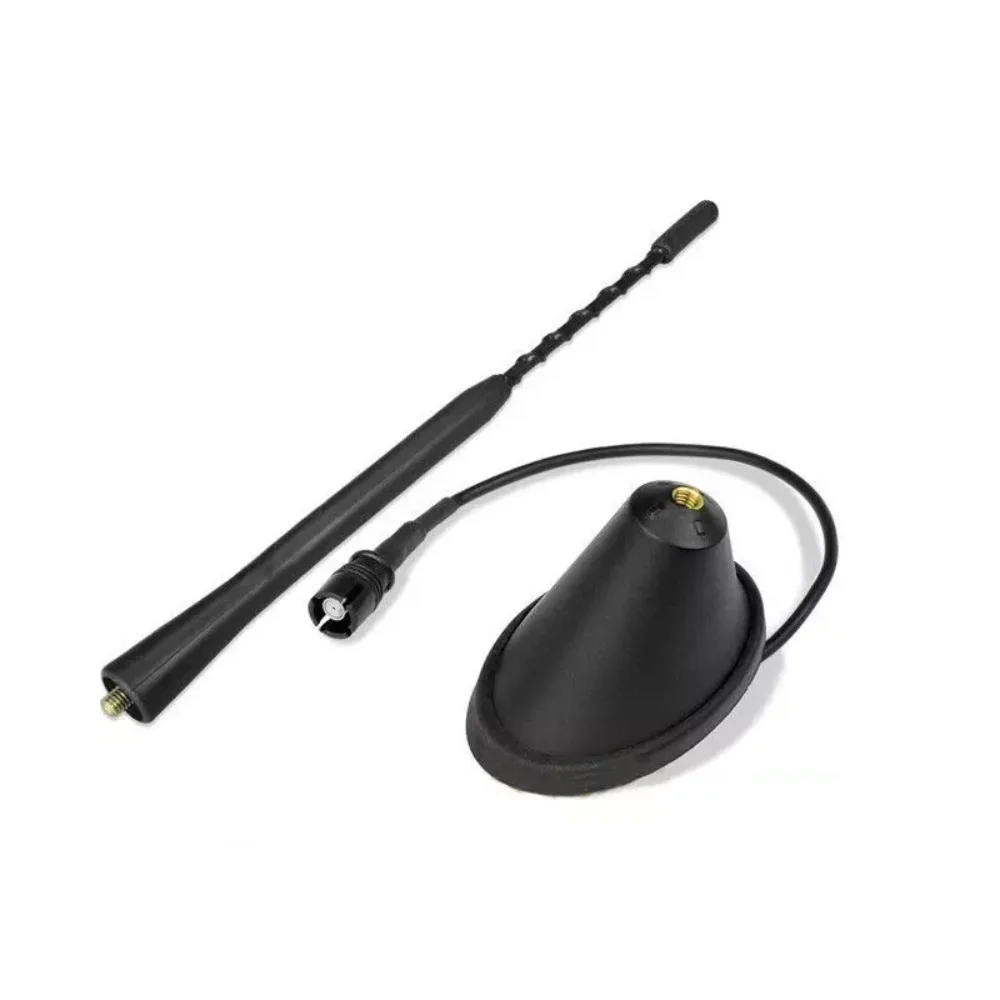 For VW Jetta Bora Golf Polo MK4 Passat B5 Car Roof Antenna Stereo Radio FM AM Signal Aerial Amplified Antenna Mast Whip+Base