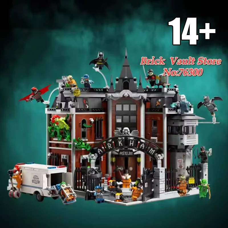 

New in stock Hero Series Arkham Asylum set, Halloween, Christmas gift, birthday gift Compatible with 76300