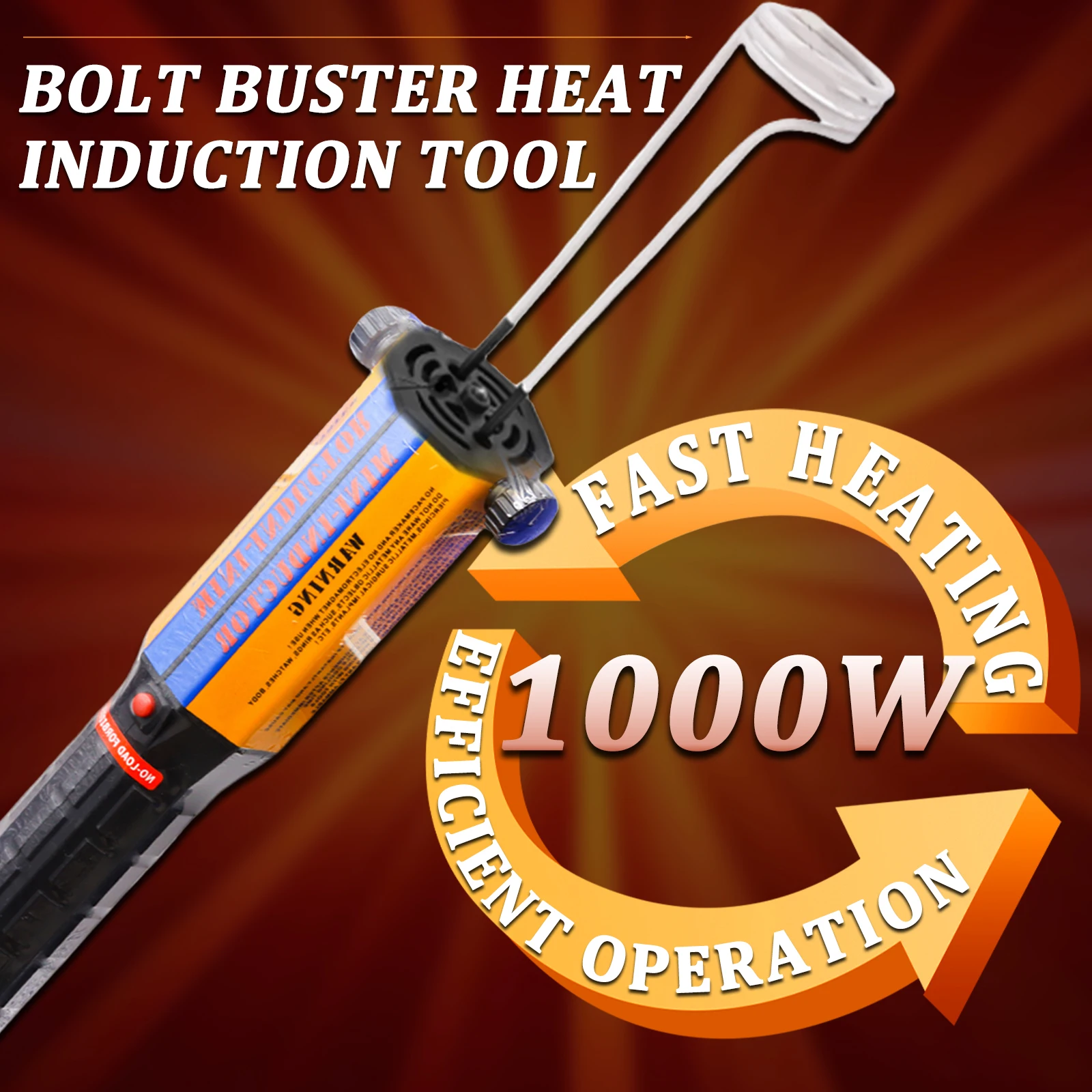 1000W Magnetic Induction Heater Kit 110V 220V Automotive 1000W Flameless Heat Induction Heating Machine 8 Coils Car Repair Tool