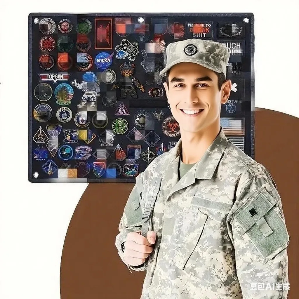 

2PCS Nylon Waterproof Velcro Storage Label Hanging Fabric Can Be Used for Display Panels