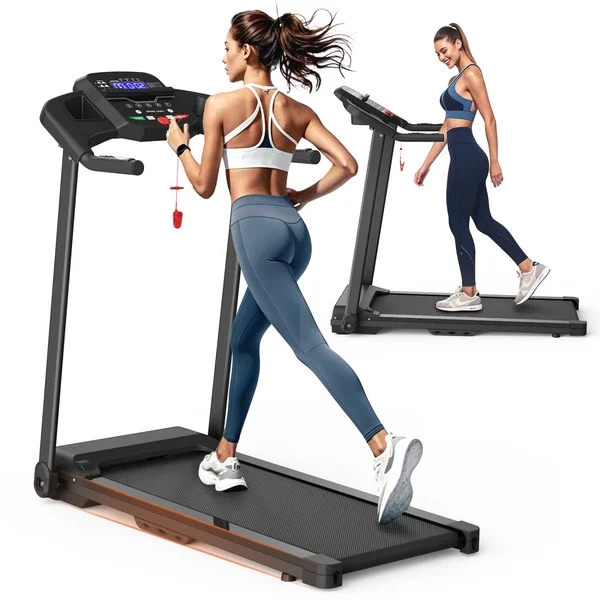 Caminadora Plegable Eléctrica de 2.5HP, Máquina para Correr y Caminar para Gimnasio en Casa, Capacidad de Peso Máxima de 265 LBS