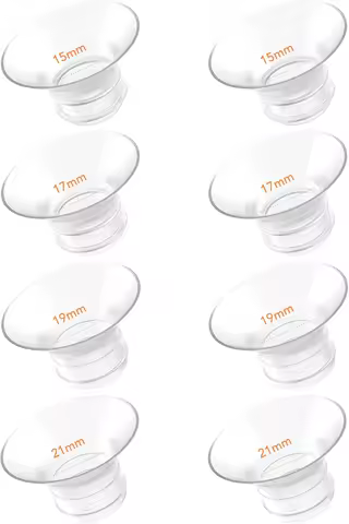 Flange Inserts Compatible with Momcozy M5/M6/S12 Pro/S9 Pro/V1/V2,Spectra,Medela,Elvie, Willow,Lansinoh,24mm Breast Pump Parts