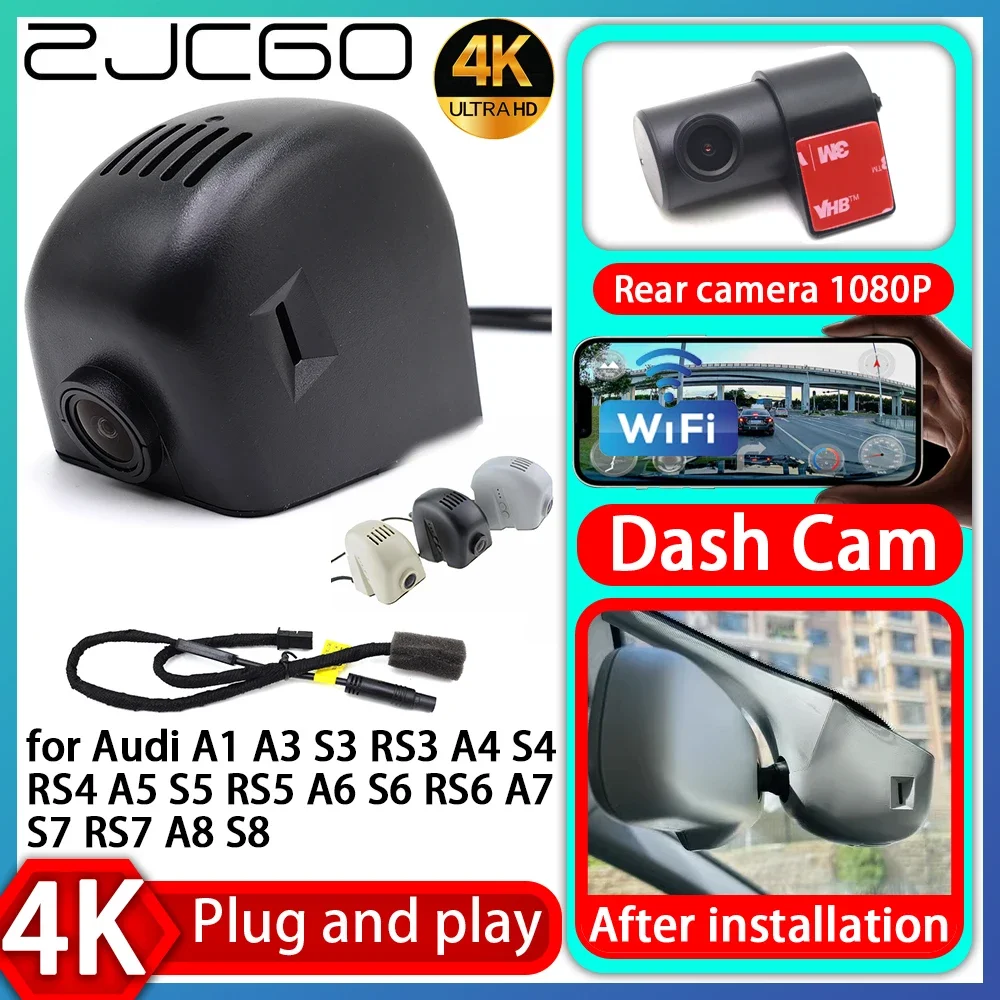 

UHD 4K 2160P Plug and Play DVR Dash Cam UHD Video Recorder for Audi A1 A3 S3 RS3 A4 S4 RS4 A5 S5 RS5 A6 S6 RS6 A7 S7 RS7 A8 S8