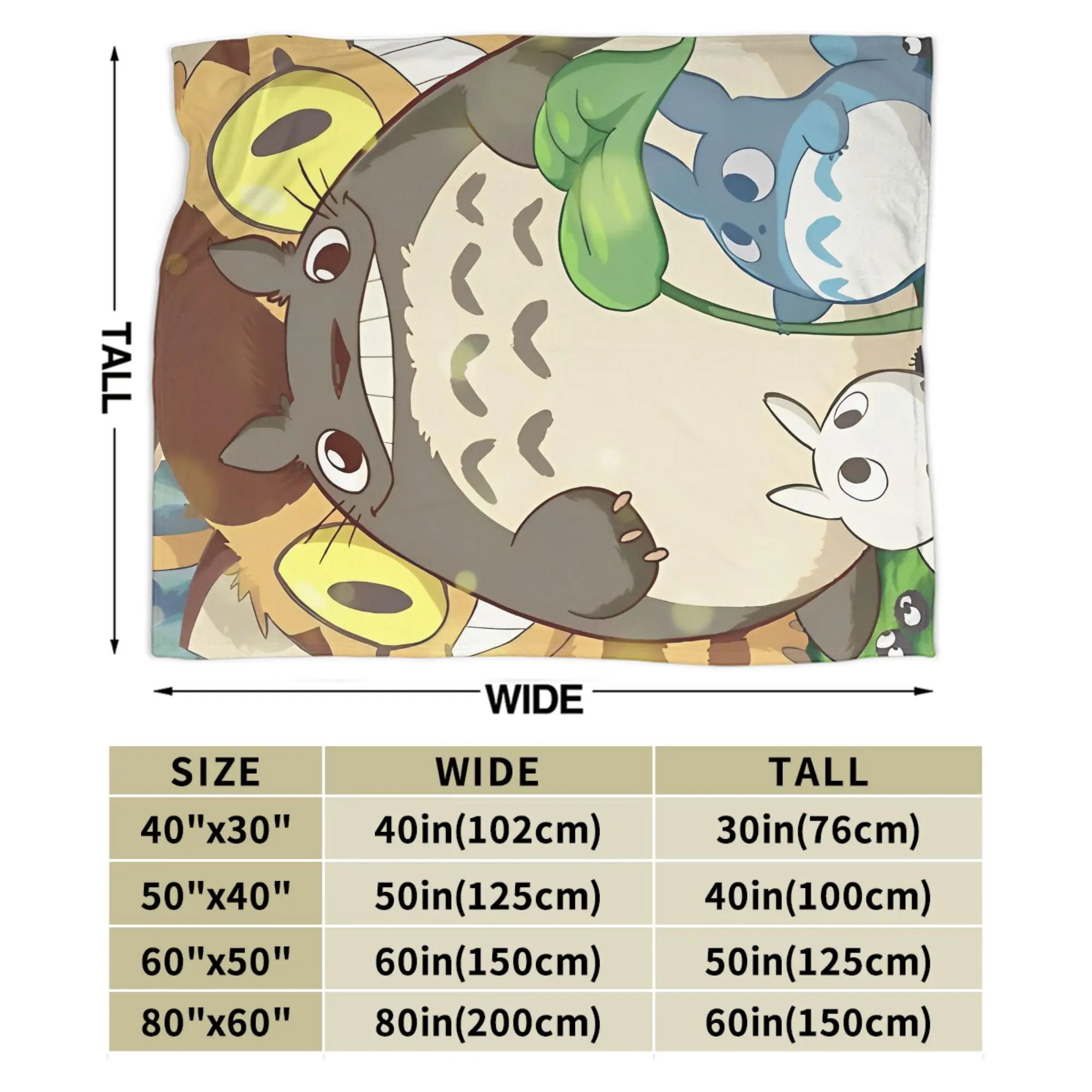 لطيف T-Totoros الفانيلا البطانيات الكرتون أنيمي مضحك رمي البطانيات للمنزل 125*100 سنتيمتر المفرش ، #4