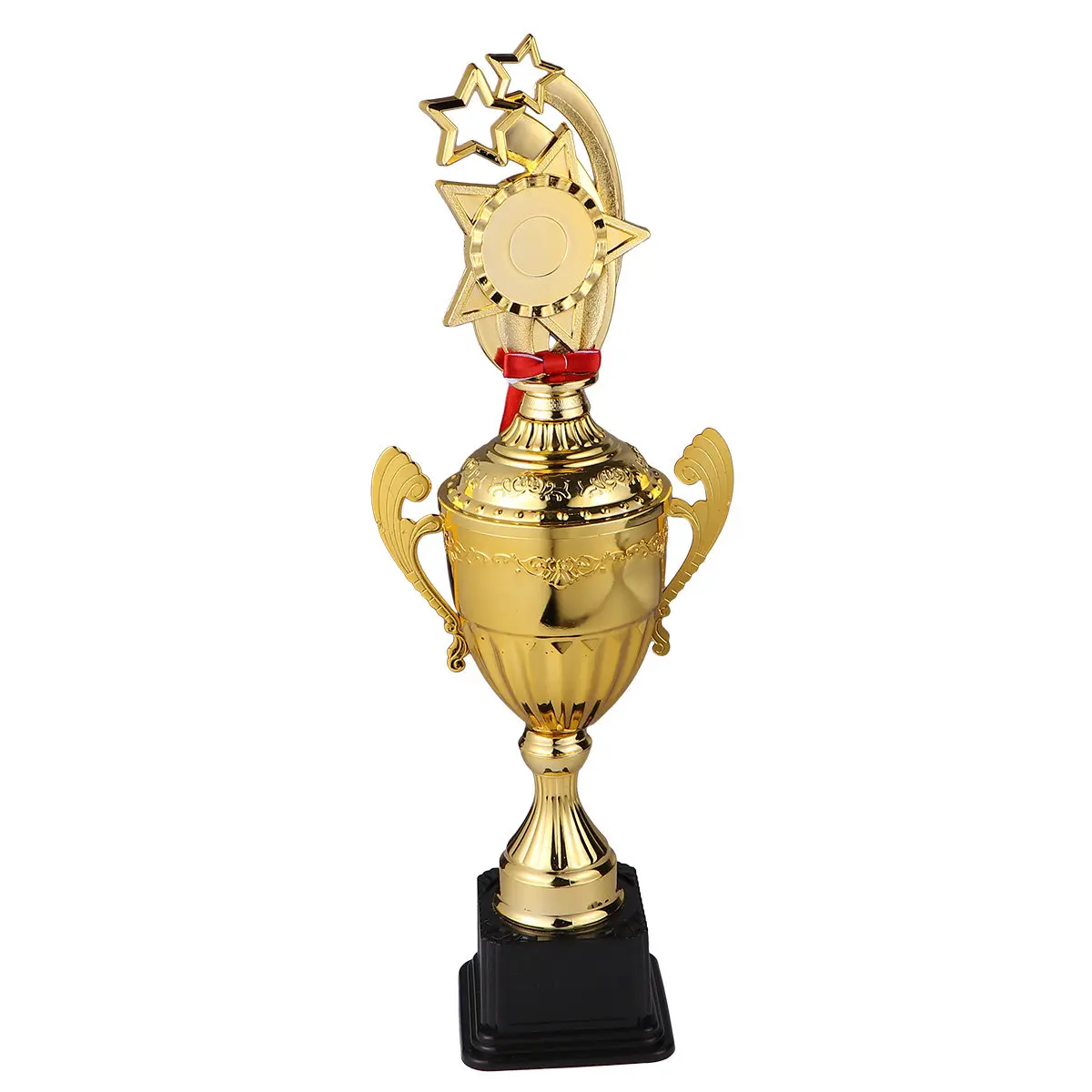 Long Lasting Gold Plated Metal Star Trophy for Academic Contests, Staff Motivation & Appreciation Award