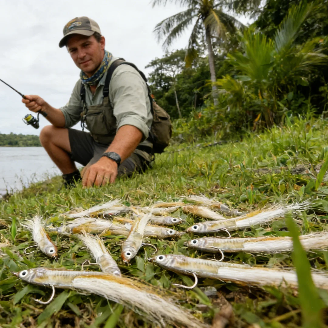 5/6 Stück Realistische Minnow-Fliegenfischerköder mit 3D-Augen, Fischköder für Forellen- und Barsch-Angeln in Süß- und Salzwasser – Detail 3