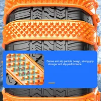 1pc New Snow Chain Tyre Chain Urethane Set Wheel Ties Belts Car Tires Chains Winter Anti-Slip Chain Anti Skid Snow Emergency