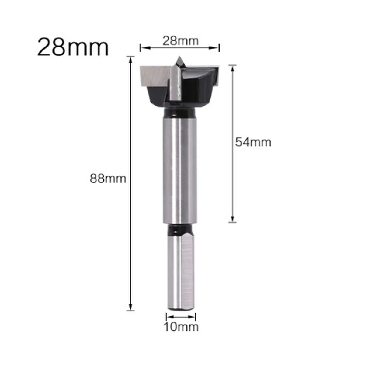 삼각형 생크가 있는 5 산업 등급 카바이드 목공 비트, 25mm, 28mm, 30mm, 32mm 및 35mm 포함