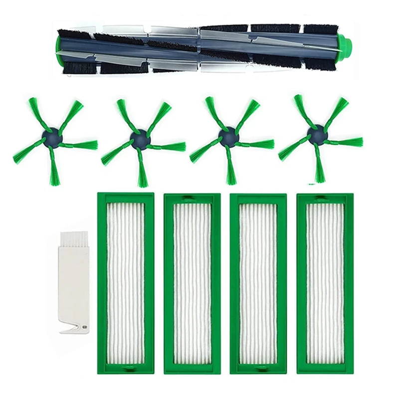 Replacement Roller Brush Side Brushes HEPA Filter For Vorwerk Kobold VR200 VR300 Robot Vacuum Cleaner Accessories