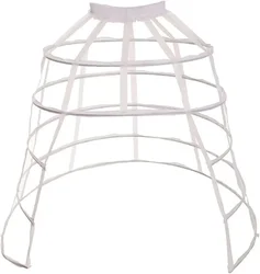 5 Hoop Hollow Caged Petticoat Victorian Wedding Bridal Dress Skirt Support Women Cosplay Crinoline Underskirt