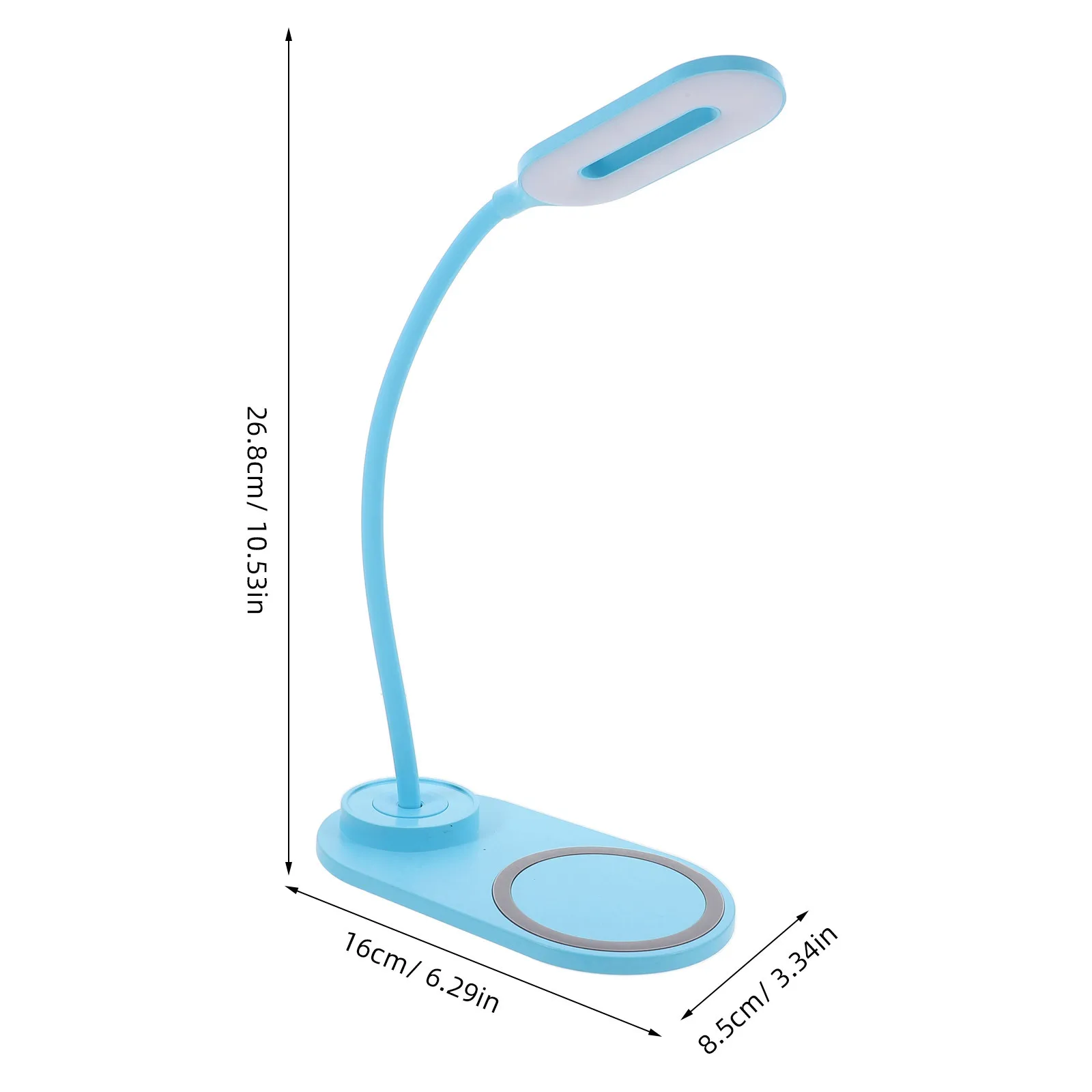 LED السماء الزرقاء لاصق اللمس الاستشعار حماية العين ضوء الليل المحمولة USB مصباح طاولة قابلة للشحن للطلاب مكتب المنزل #3
