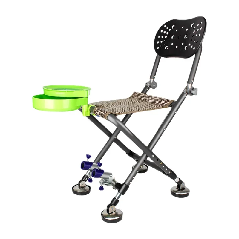 All-terrain folding portable multi-function fishing chair